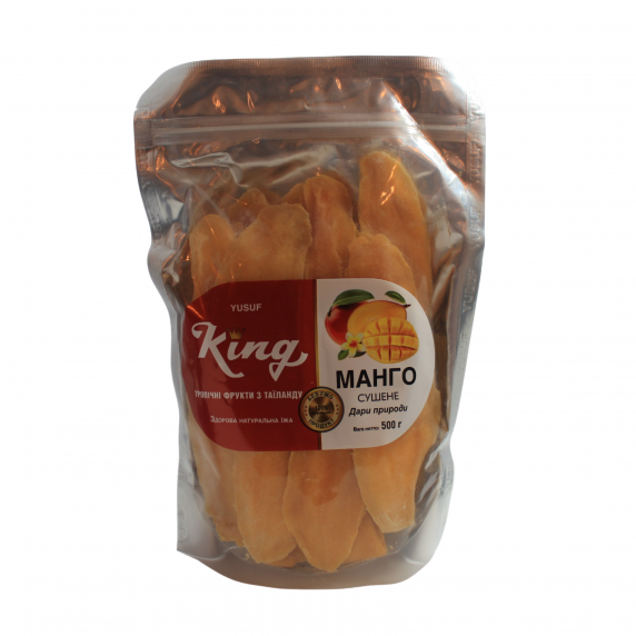 Сушене натуральне манго King 500г