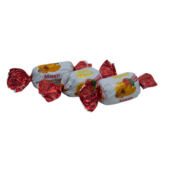 Цукерки Montio манго з горіхом в глазурі