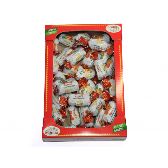 Цукерки Montio курага с грецким горіхом в глазурі